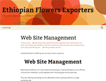 Tablet Screenshot of ethiopianflowers.org